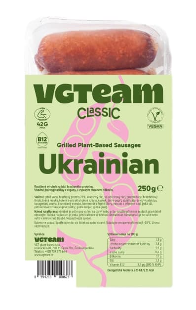 Plant-Based Grill Sausages "Ukrainian"